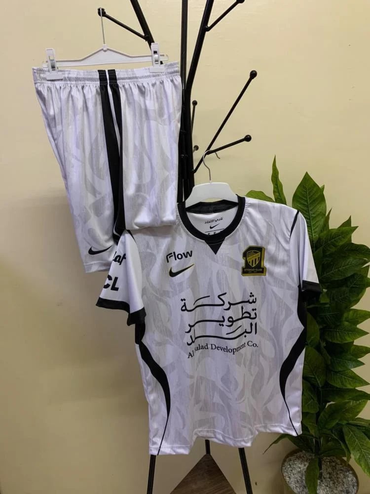 طقم الاتحاد الجديد 26/27 أبيض طقم الاتحاد السعودي 2027