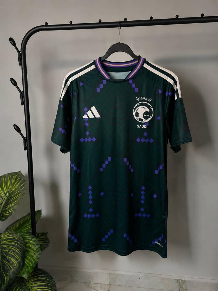 تيشيرت المنتخب السعودي الجديد 2026 لون أخضر طقم المنتخب لون أخضر