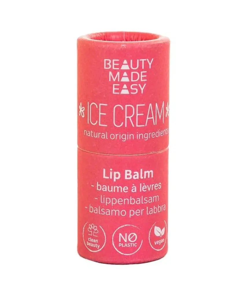 مرطب الشفاه الطبيعي "بيوتي ميد إيزي" بنكهة الآيس كريم5.5جرام (Beauty Made Easy Natural Ice Cream Lip Balm).