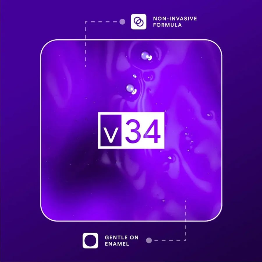 سيروم/جل مائي غير جراحي لتصحيح اللون للاسنان 30 مل V34 من هاي سمايل