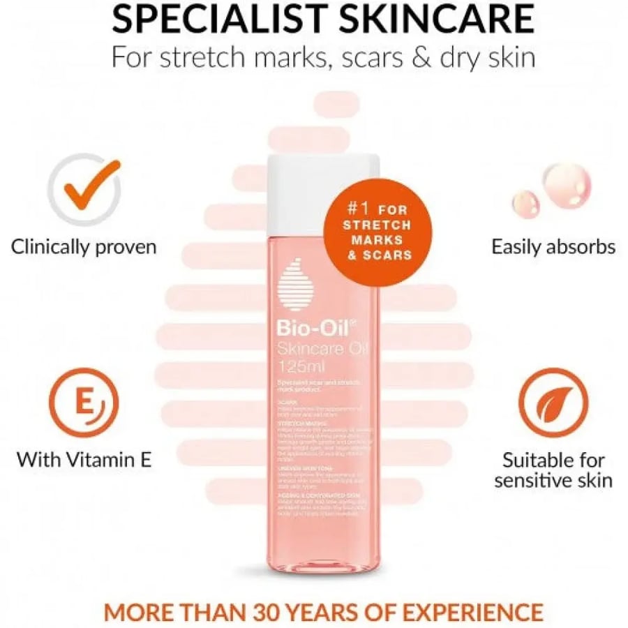 زيت العناية بالبشرة من بيو أويل (Bio-Oil Specialist Skincare Oil). 125 مل