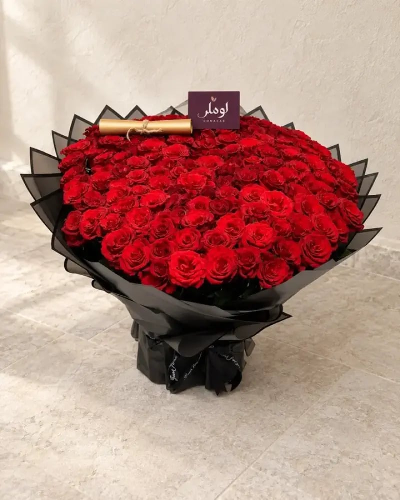 مهابة | باقة ورد طبيعي