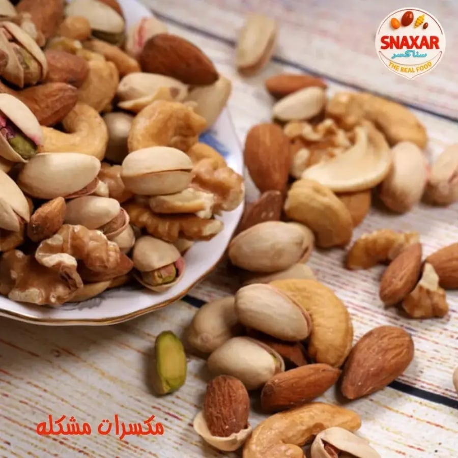 كرتون مشكل مكسرات فاخر 120 جم 12 كيس