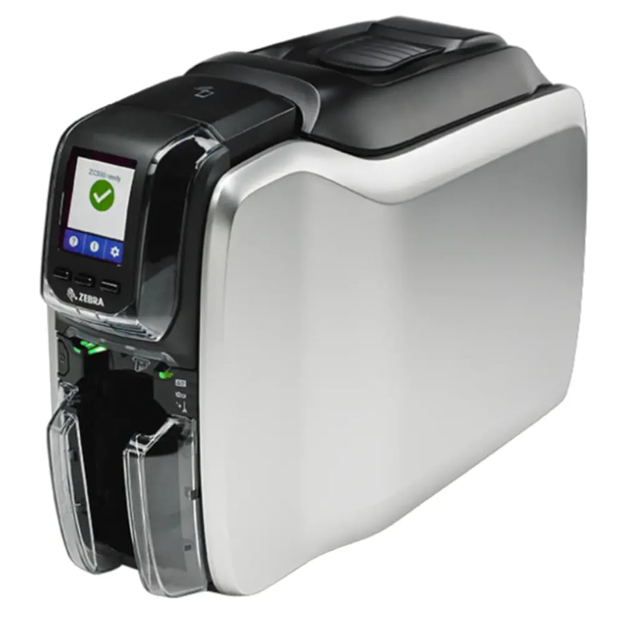 طابعة من زيبرا ZC300, ZC32-000C000EM00 ذات منفذ USB مزدوج لبطاقات ET - التوريد خلال 7 ايام