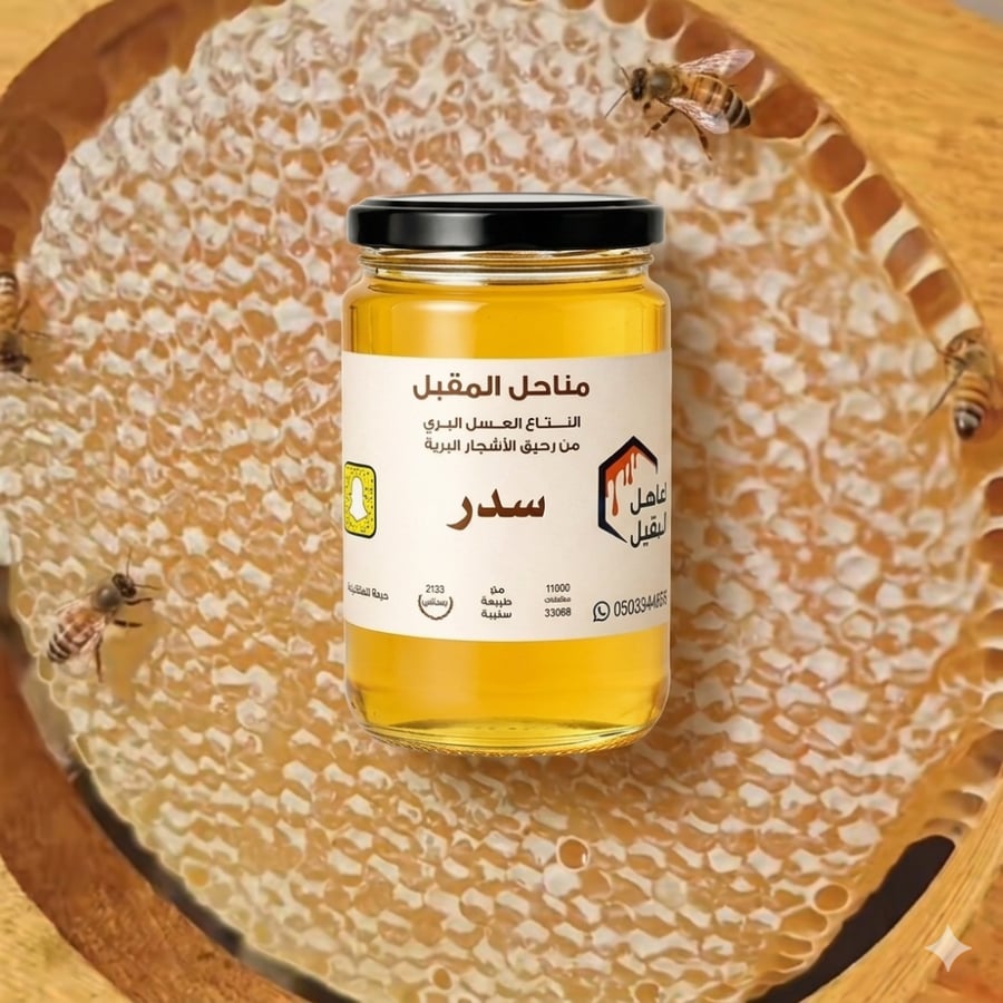 عسل سدر بري طبيعي أصلي فاخر