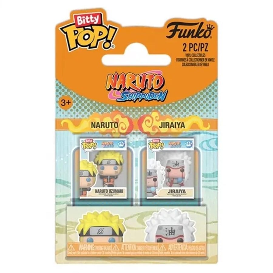 Bitty Pop! Animation: Naruto Shippuden - Naruto & Jiraiya 2Pk