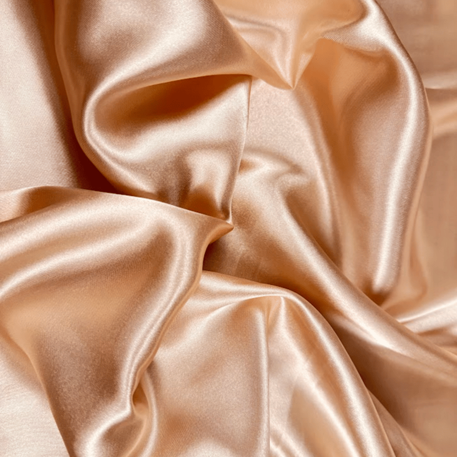 قماش ستان حرير بيج