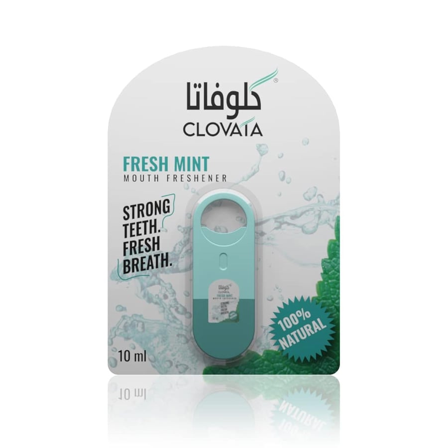 كلوفاتا بخاخ معطر للفم بنكهة النعناع المنعش 10 مل