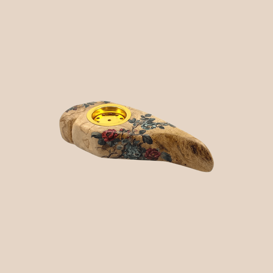 Rare natural wood incense burner