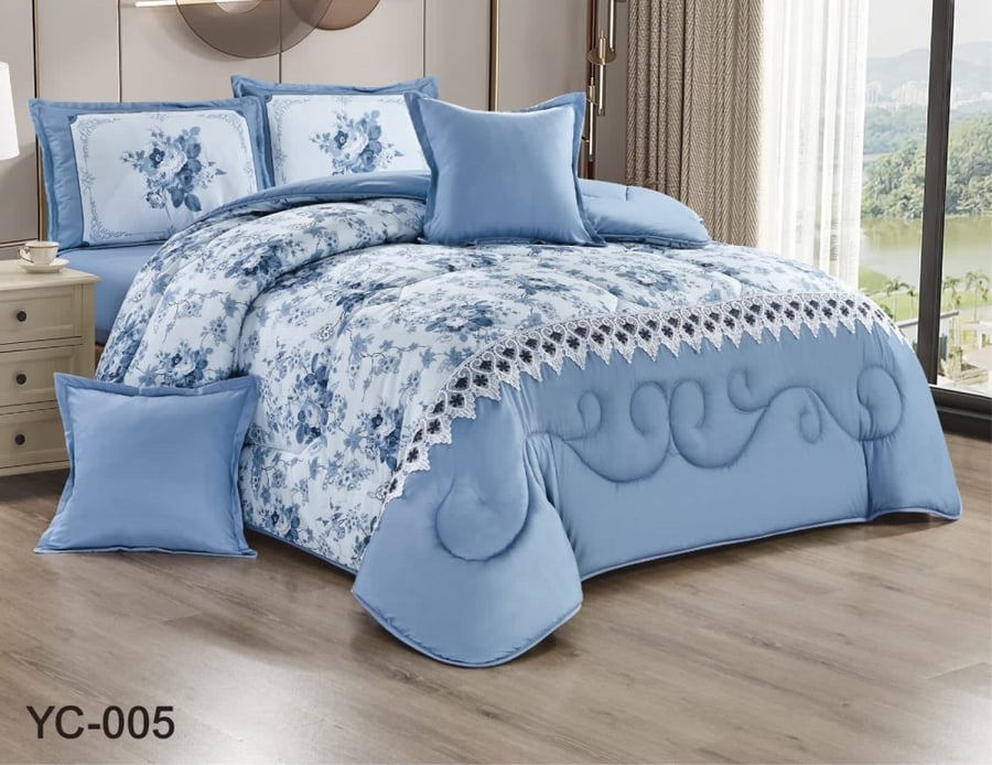 مفرش يسرين دنتيل نفر ونص