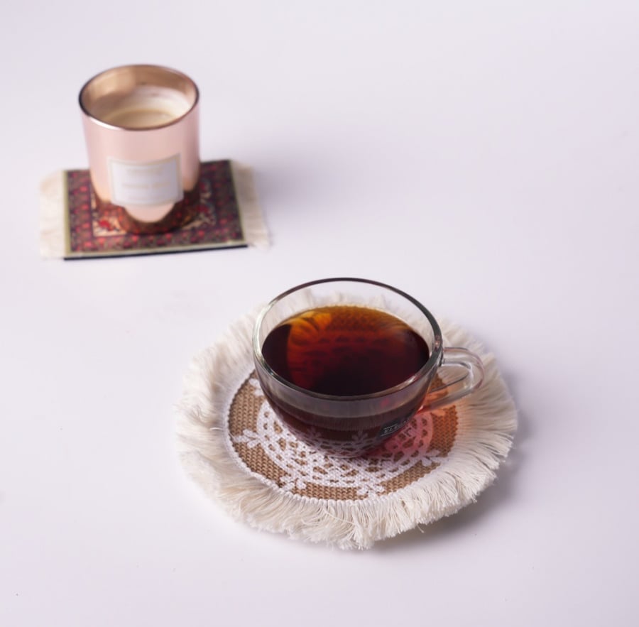 كوب زجاجي أنيق