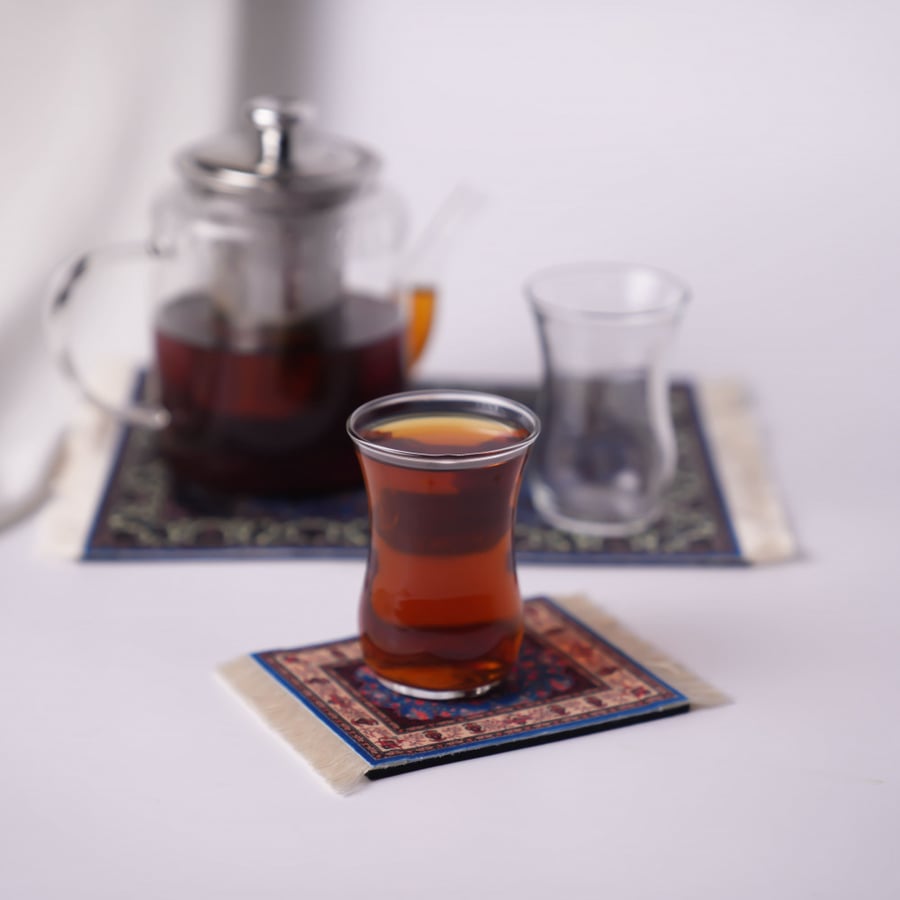 كوستر سجاد أزرق (6)