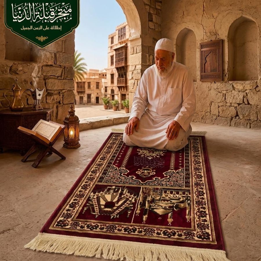سجادة صلاة بتصميم زمان |  6ملم