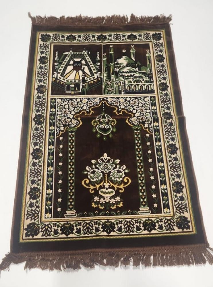 سجادة صلاة التصميم القديم ( بني)