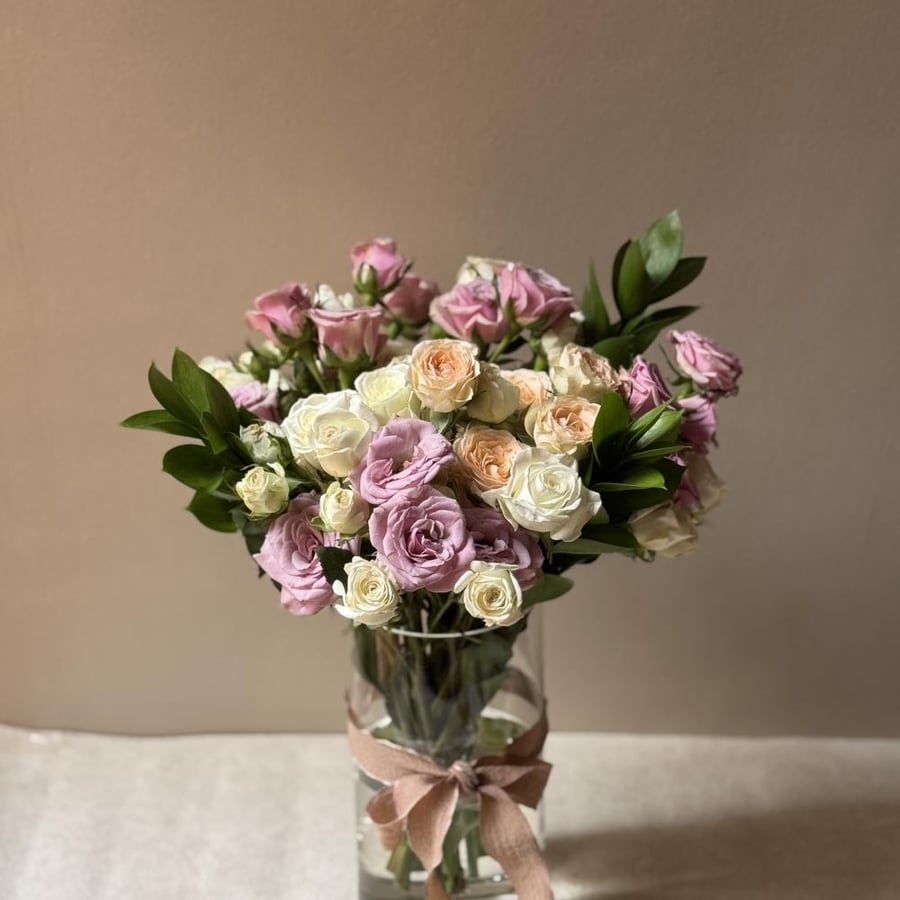 A flowering bouquet 2 - with a glass vase