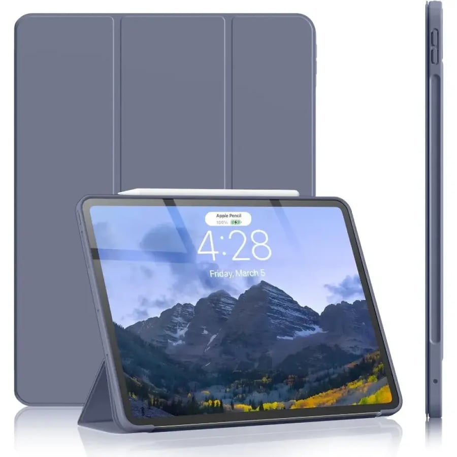كفر iPad 10th/11th Gen 10.9”-11” PU مع حامل مغناطيسي