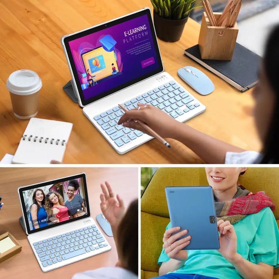 تابلت BAKEN 10” 64GB + كيبورد وماوس