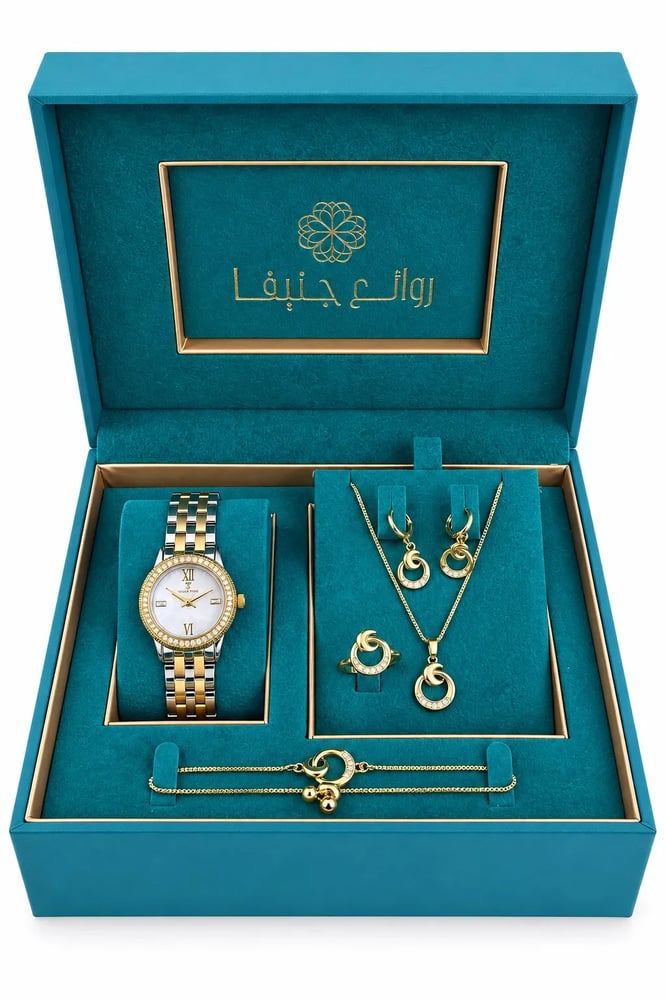 طقم نسائي مميز ماركة تاتش تايم TH23078 لونين