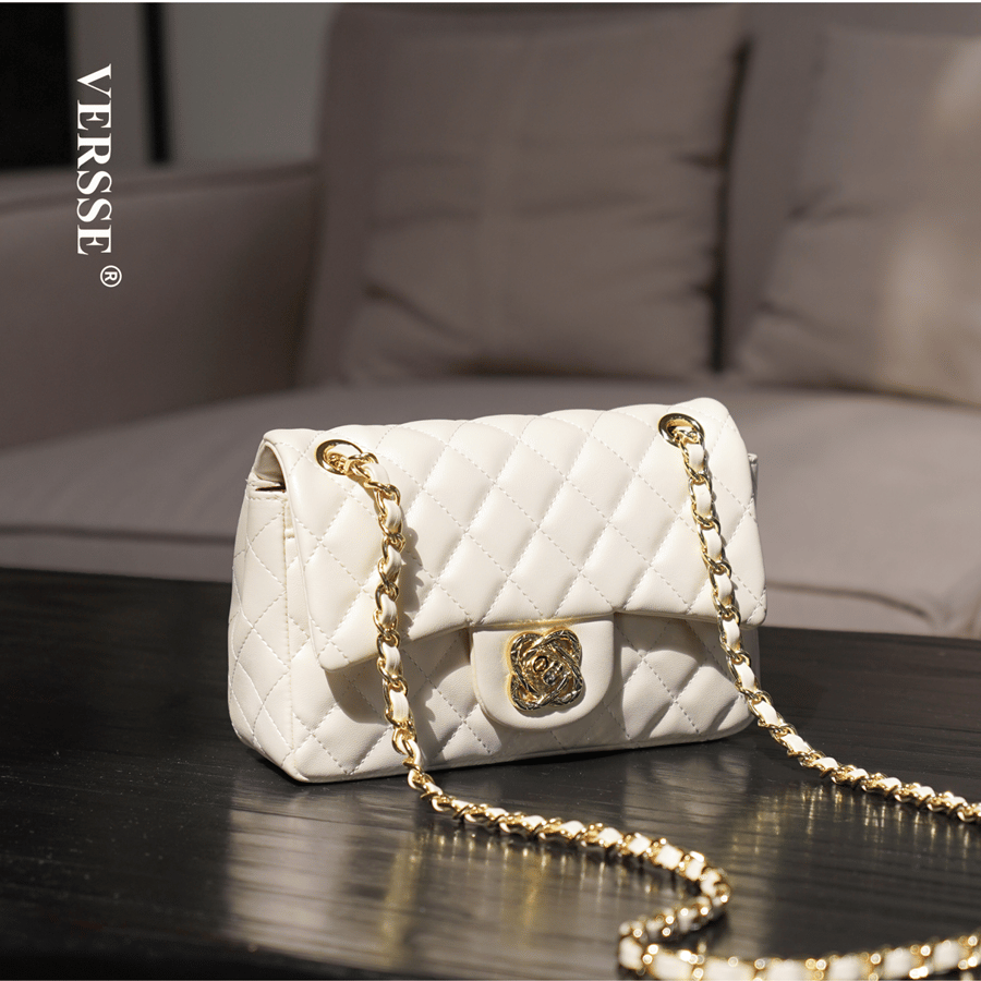Women's leather bag, your best choice, WHITE VE041