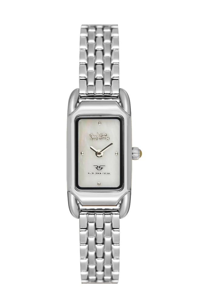 Women's watch Geneva brand GV031 silver white dial