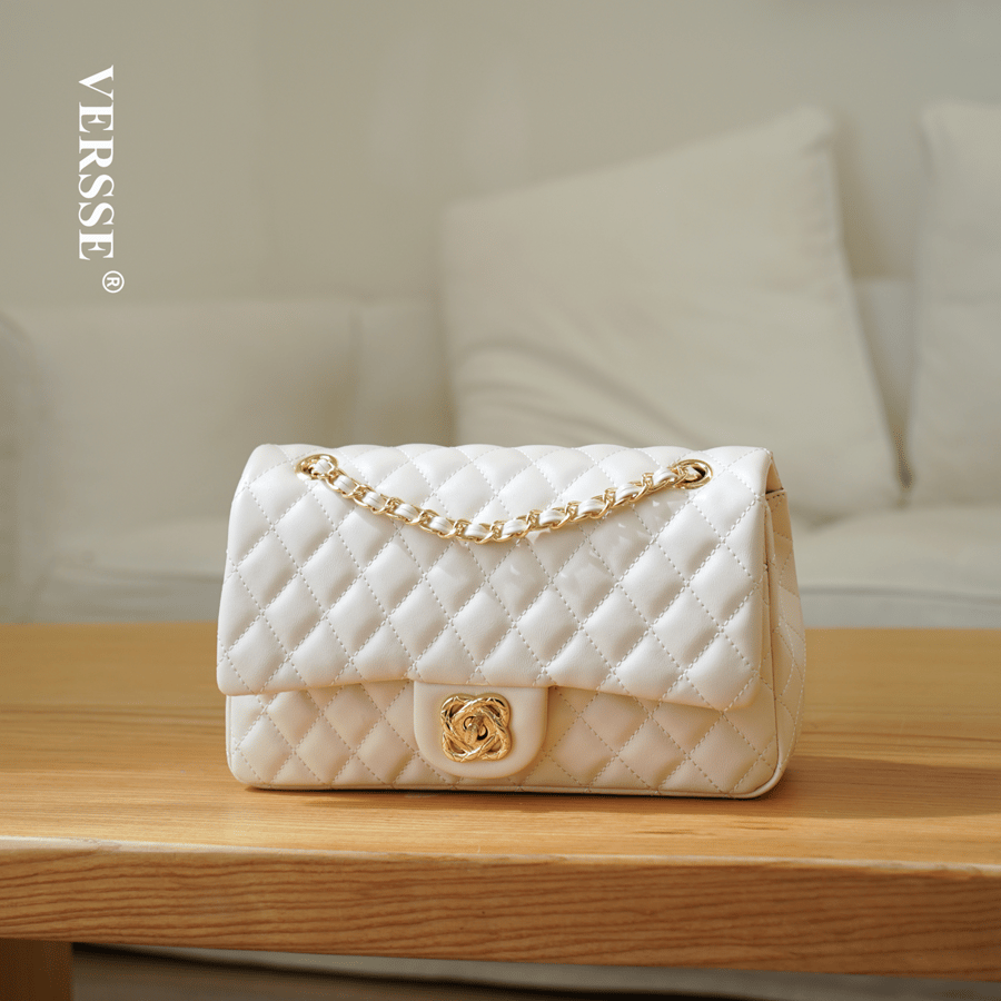 Women's leather bag, your best choice, WHITE VE041