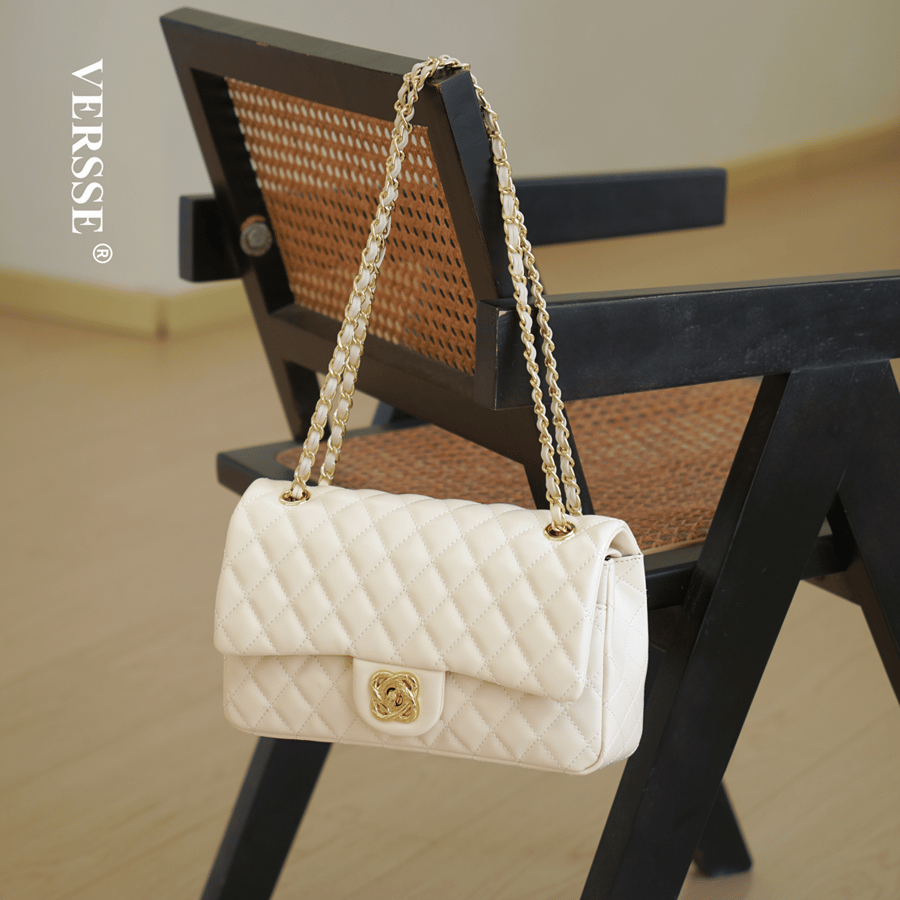 Women's leather bag, your best choice, WHITE VE041