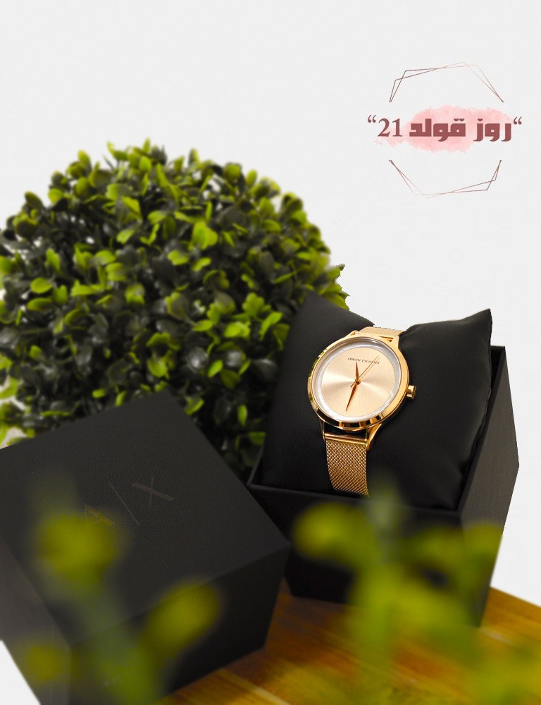 ساعه نسائيه اصليه ماركة ارماني Armani Exchange watch
