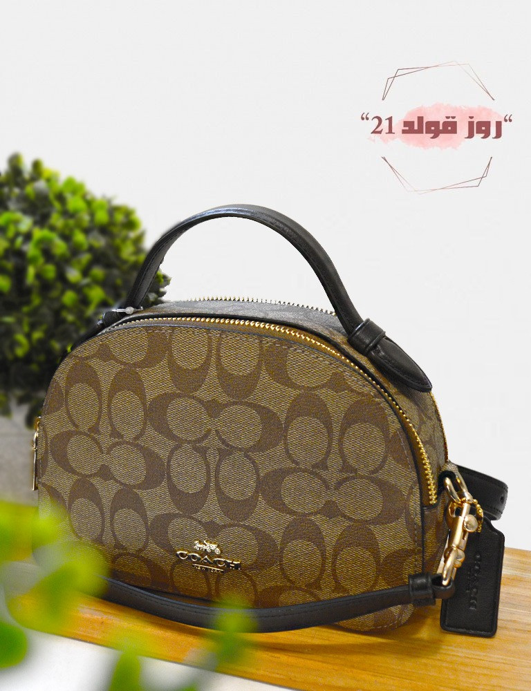 شنطة نسائيه اصليه ماركة كوتش Coach handbag بيج