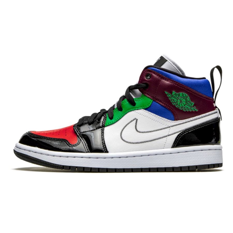 wmns air jordan 1 mid se 'multi-color'