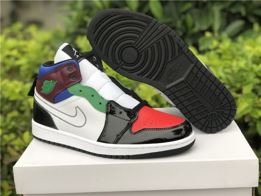 wmns air jordan 1 mid se 'multi-color'