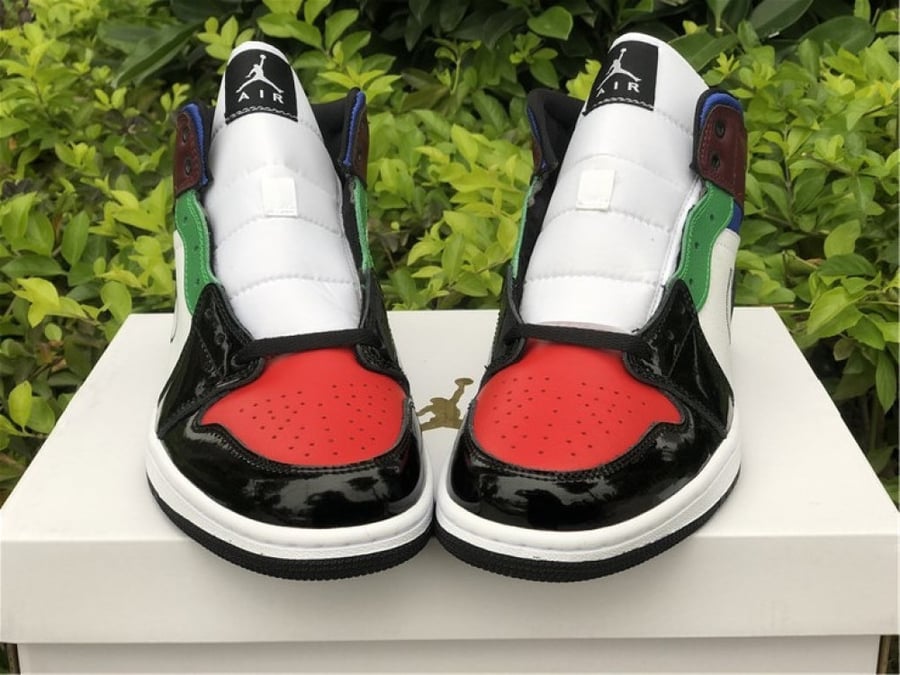 wmns air jordan 1 mid se 'multi-color'