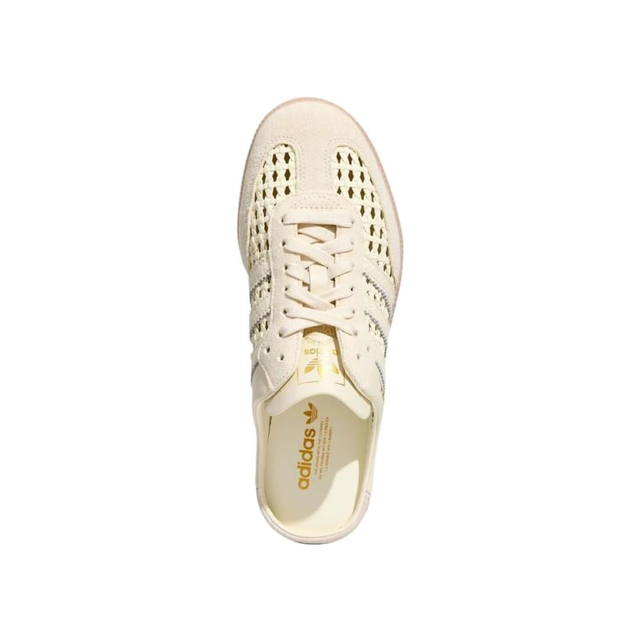 SAMBA MULE WOVEN "BASKETWEAVE CREAM WHITE"