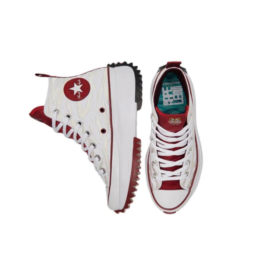 Converse Unisex Run Star Hike Canvas Shoes White/Red