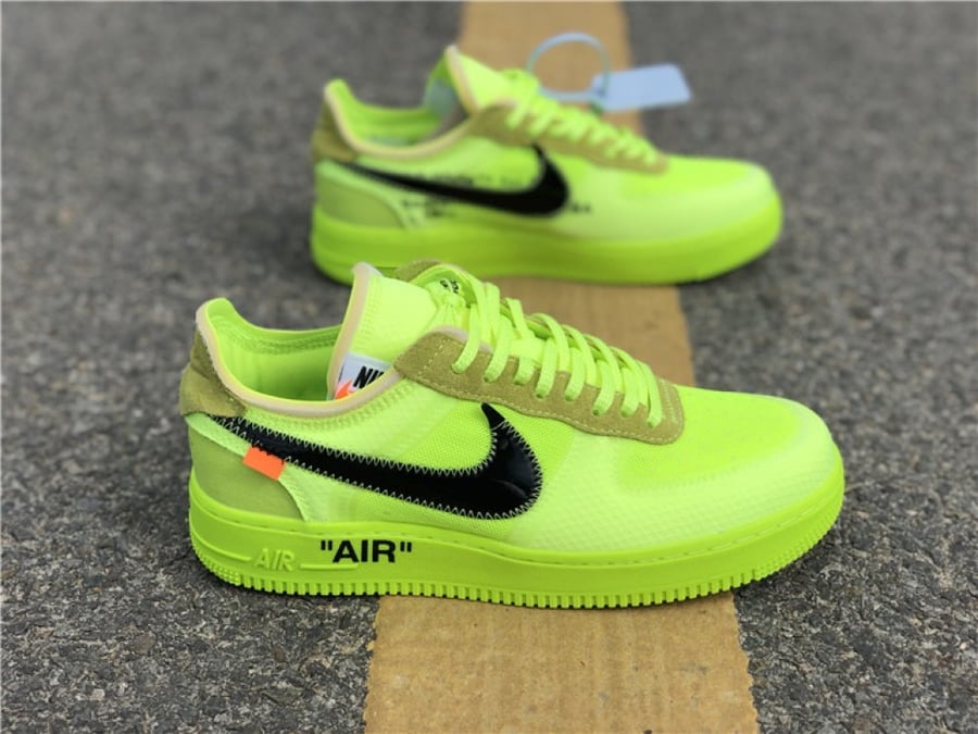 THE 10: Nike Air Force 1 LOW "Off-White Volt"