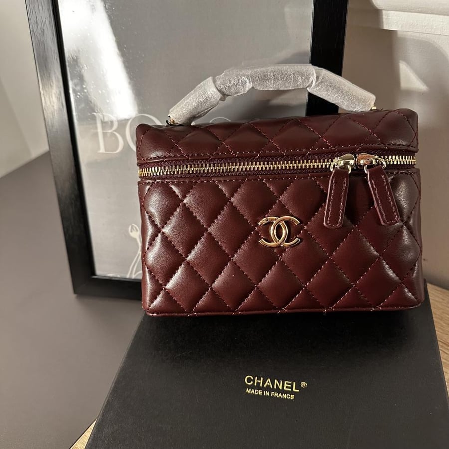 Chanel bag maroon