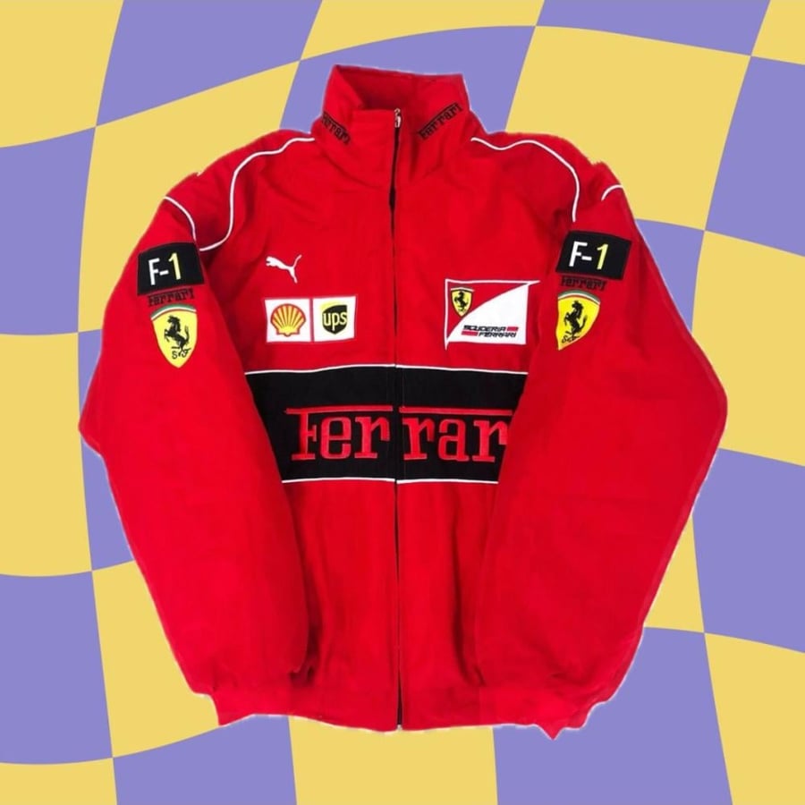 Red Ferrari jacket