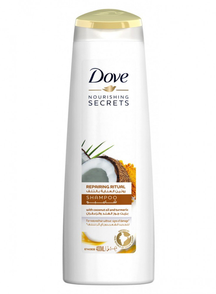 Dove Coconut Oil & Saffron Shampoo 400 ml
