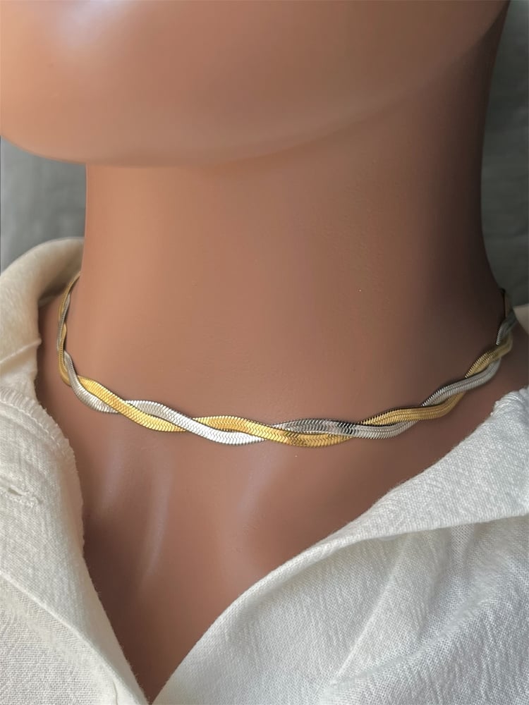 سلسلة فلات ضفيرة