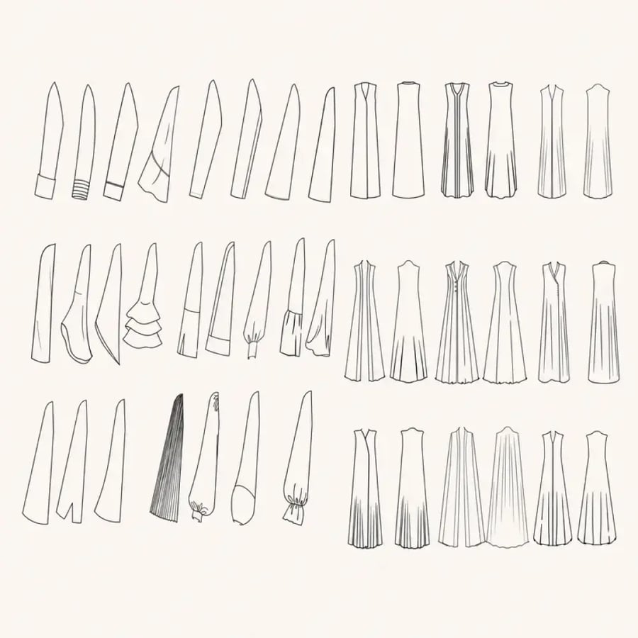 فرش تصميم العبايات procreat brush