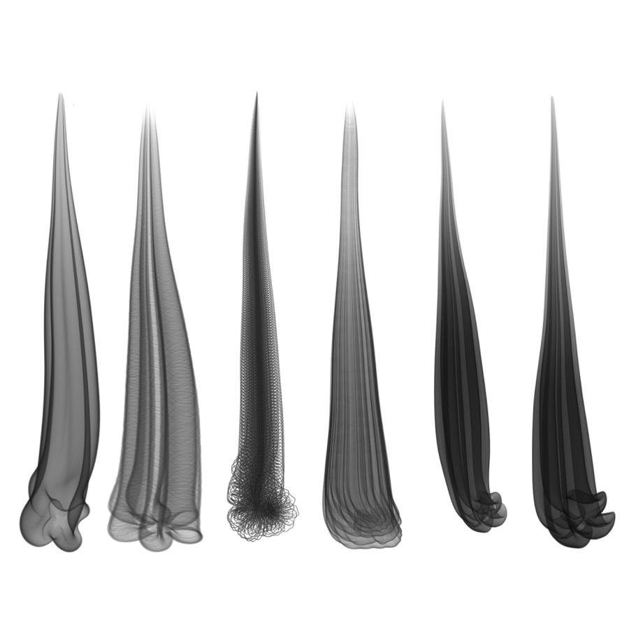فرش أقمشة التل الفاخرة procreat brush