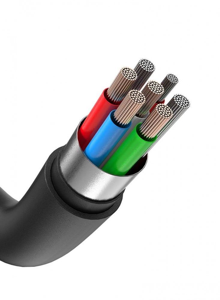 كيبل شحن من ANKER مخرج USB C الى ايفون بطول 90 سم لون اسود