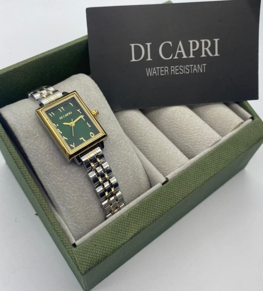 ساعة نسائية  - ماركة  DI CAPRI WATER RESISTANT