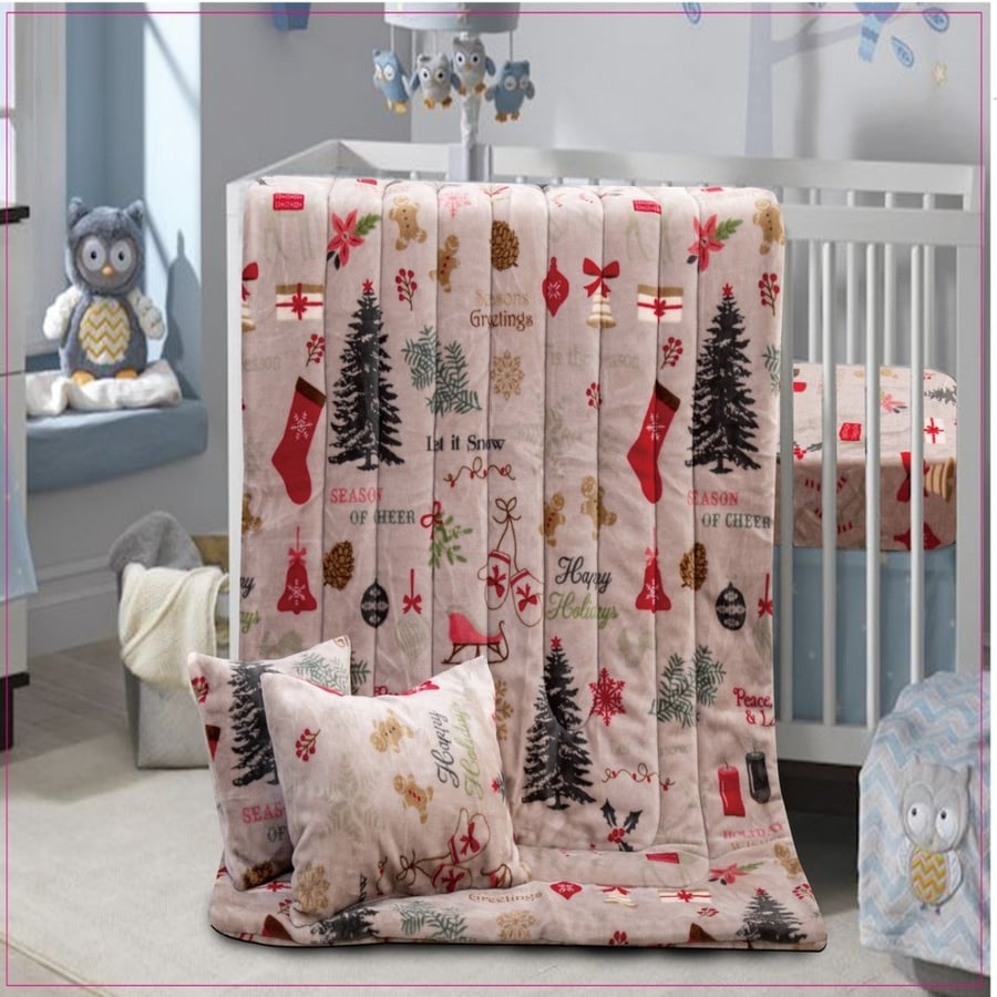 Asil children's bedspread 4 pieces velvet