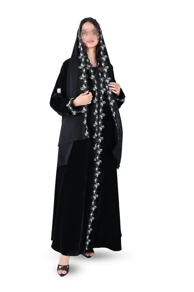 عباية مخمل بكلفة من الامام