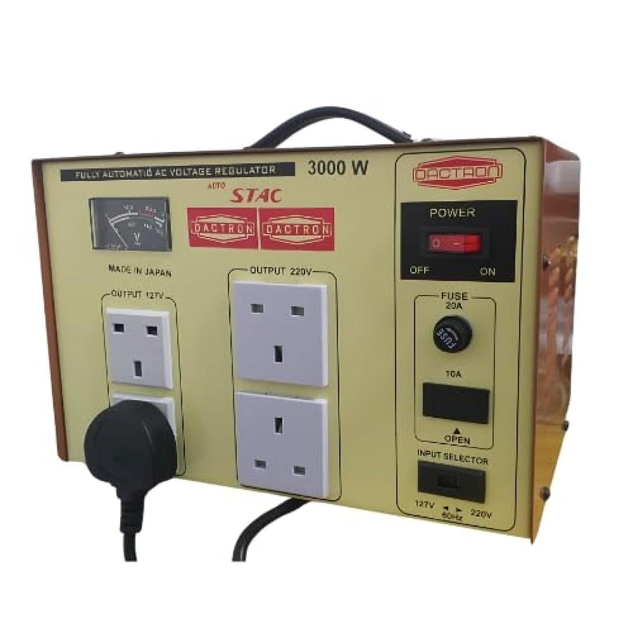 مثبت ومحول كهرباء STAC 3000W