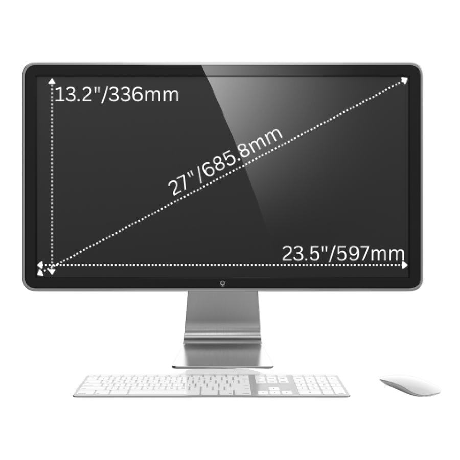 Screen Protector for Computer screens and Laptops - Multiple Sizes - Anti Blue Light, Anti Reflection, Scratch Resistant, UV Protection