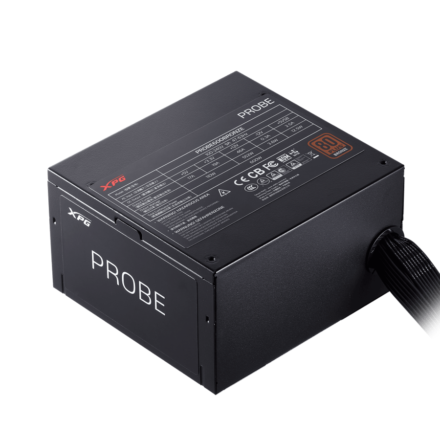باور سبلاي XPG PROBE 600W, 80PLUS Bronze