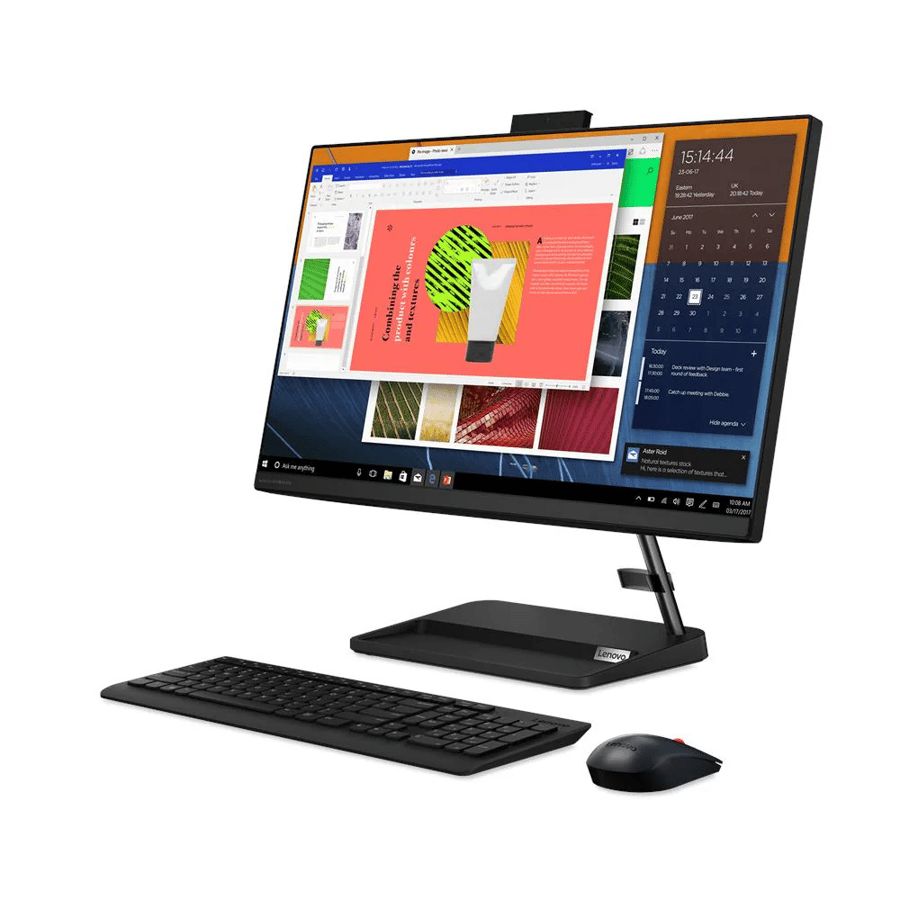 كمبيوتر الكل في واحد  Lenovo IdeaCentre AIO 3 24ITL6 ، معالج Core i5-1135G7، رام 8GB، تخزين 512GB SSD