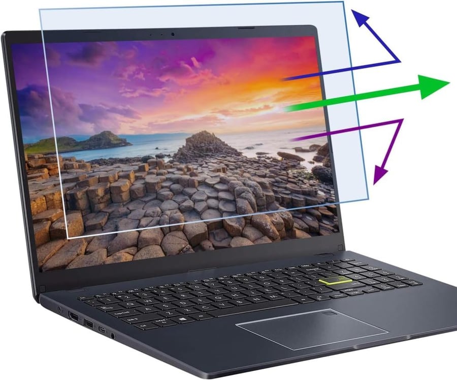 Screen Protector for Computer screens and Laptops - Multiple Sizes - Anti Blue Light, Anti Reflection, Scratch Resistant, UV Protection