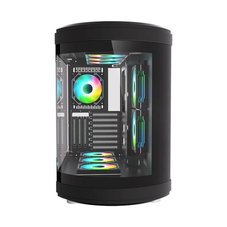 كيس ألعاب PENGUIN PRO Curved ARGB – تصميم منحني وإضاءة ARGB مدمجة